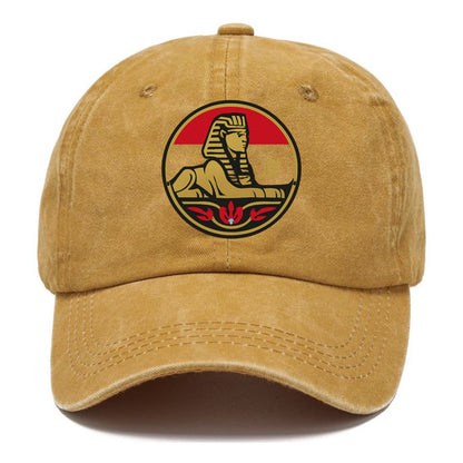 egyptian sphinx heritage logo Hat