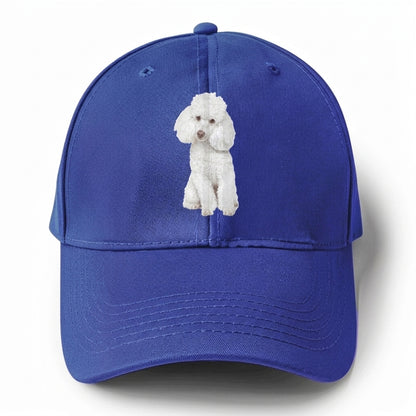 Poodle Solid Color Baseball Cap
