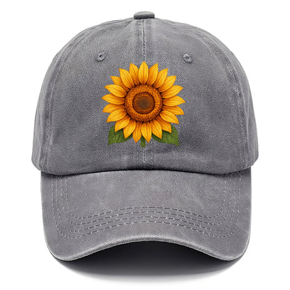 golden sunflower bloom Hat