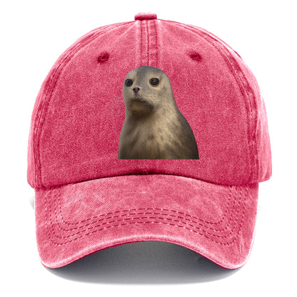 seal portrait design Hat