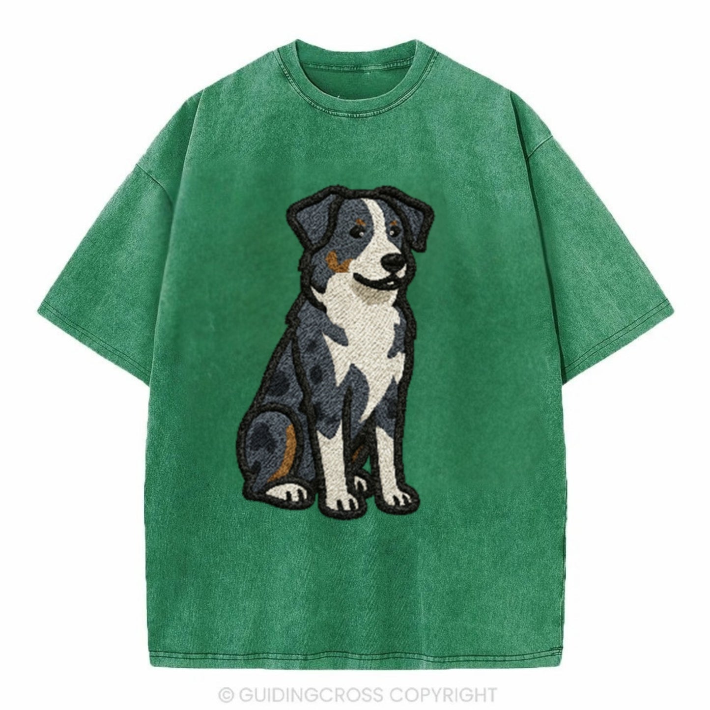 australian-shepherd-blue-merle-vibrant-spirit Hat