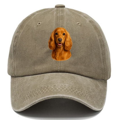 cocker spaniel portrait design Hat