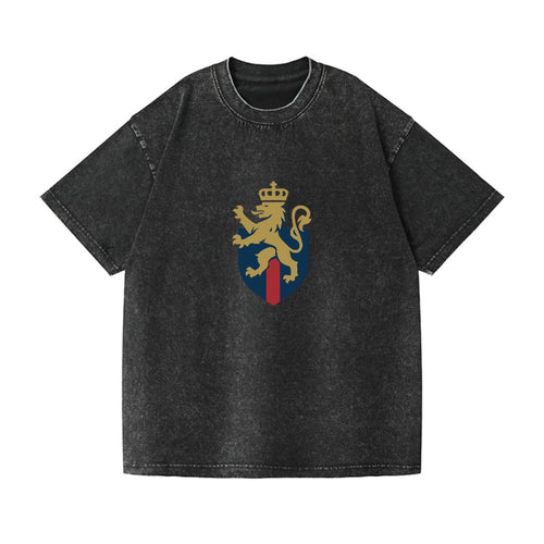 Norway Royal Emblem Vintage T-shirt