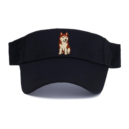 siberian-husky-red-white-loyal-spirit Hat