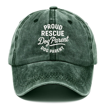proud rescue dog parent design Hat