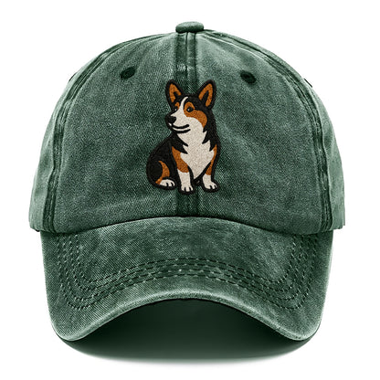 tricolor-corgi-playful-spirit Hat