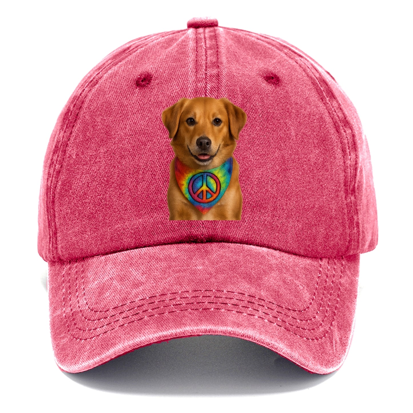 peace sign portrait design Hat