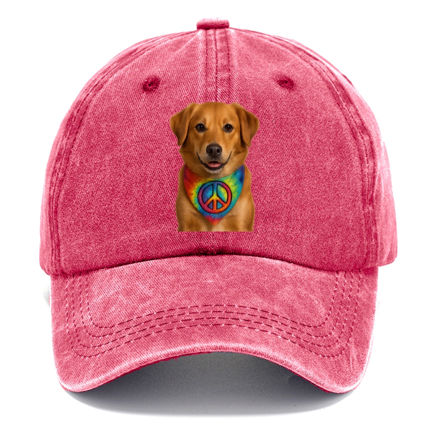peace sign portrait design Hat