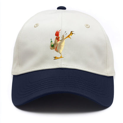 Crazy Rooster Fantasy Art Hat