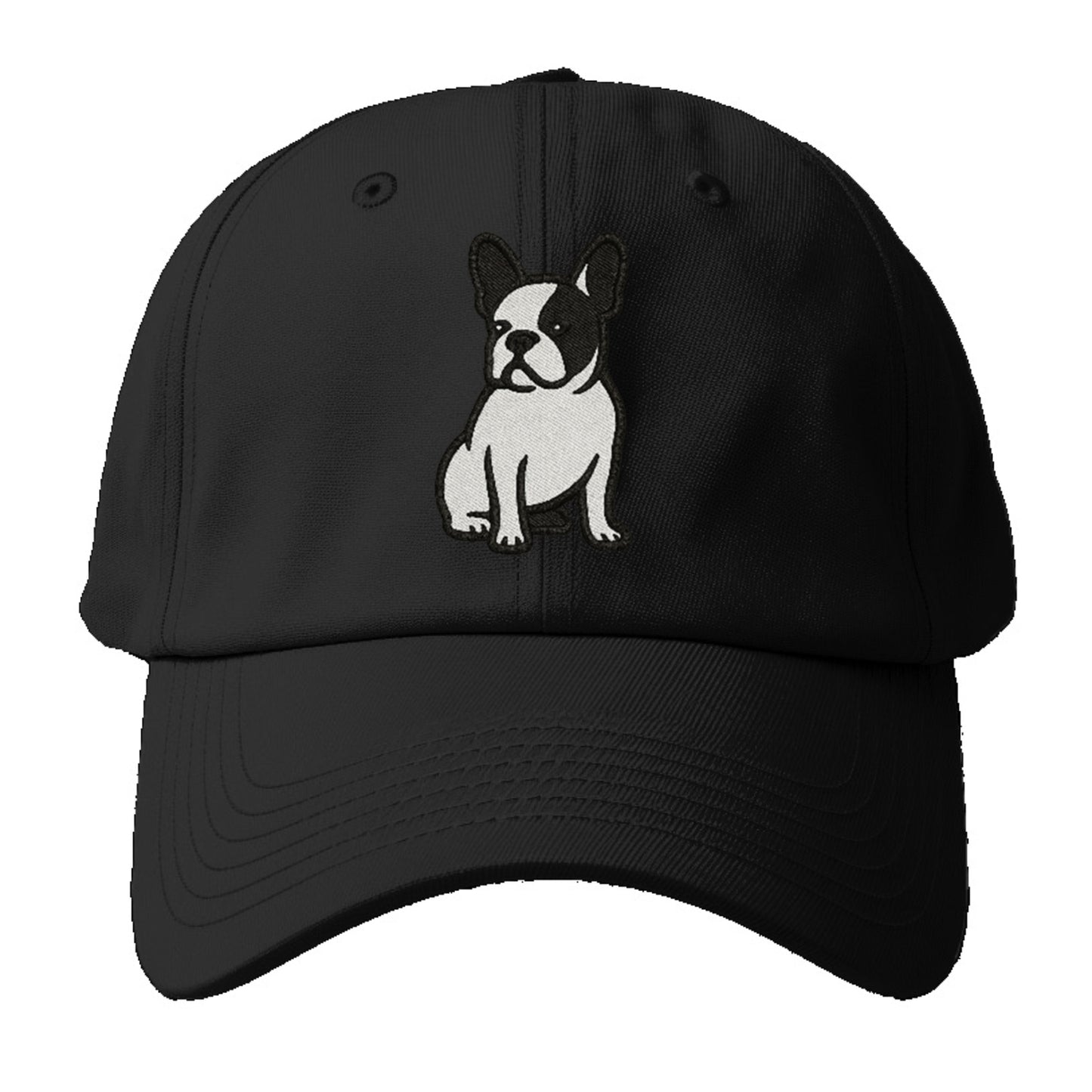 french-bulldog-black-white-charming-pose Hat
