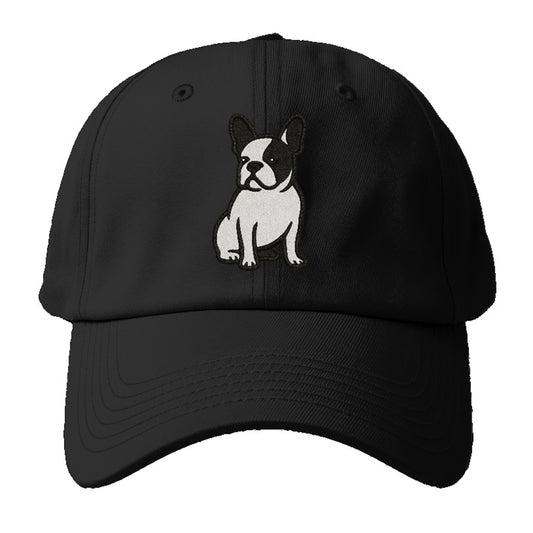 french-bulldog-black-white-charming-pose Hat