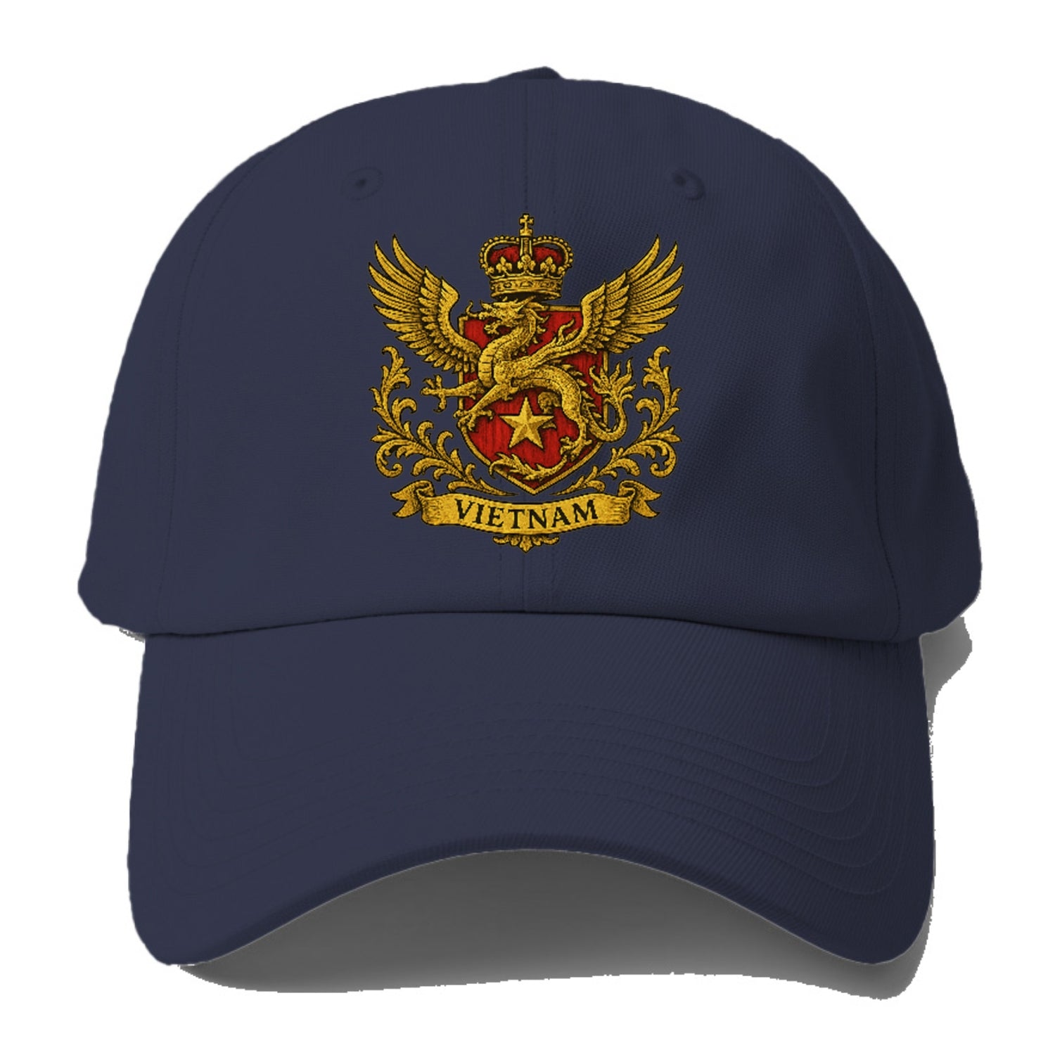 heraldic-emblem-with-dragon-and-text Hat