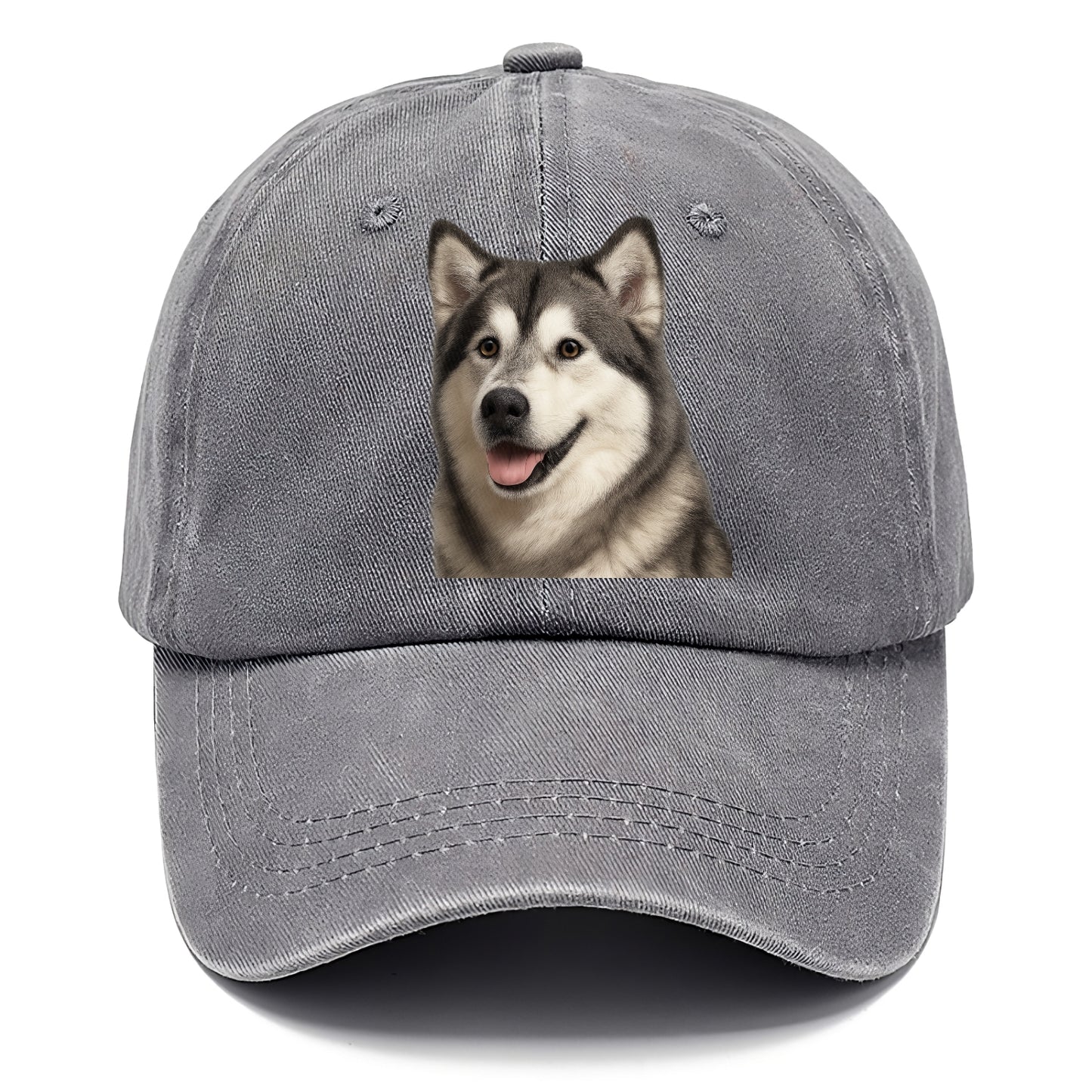 alaskan malamute portrait design Hat
