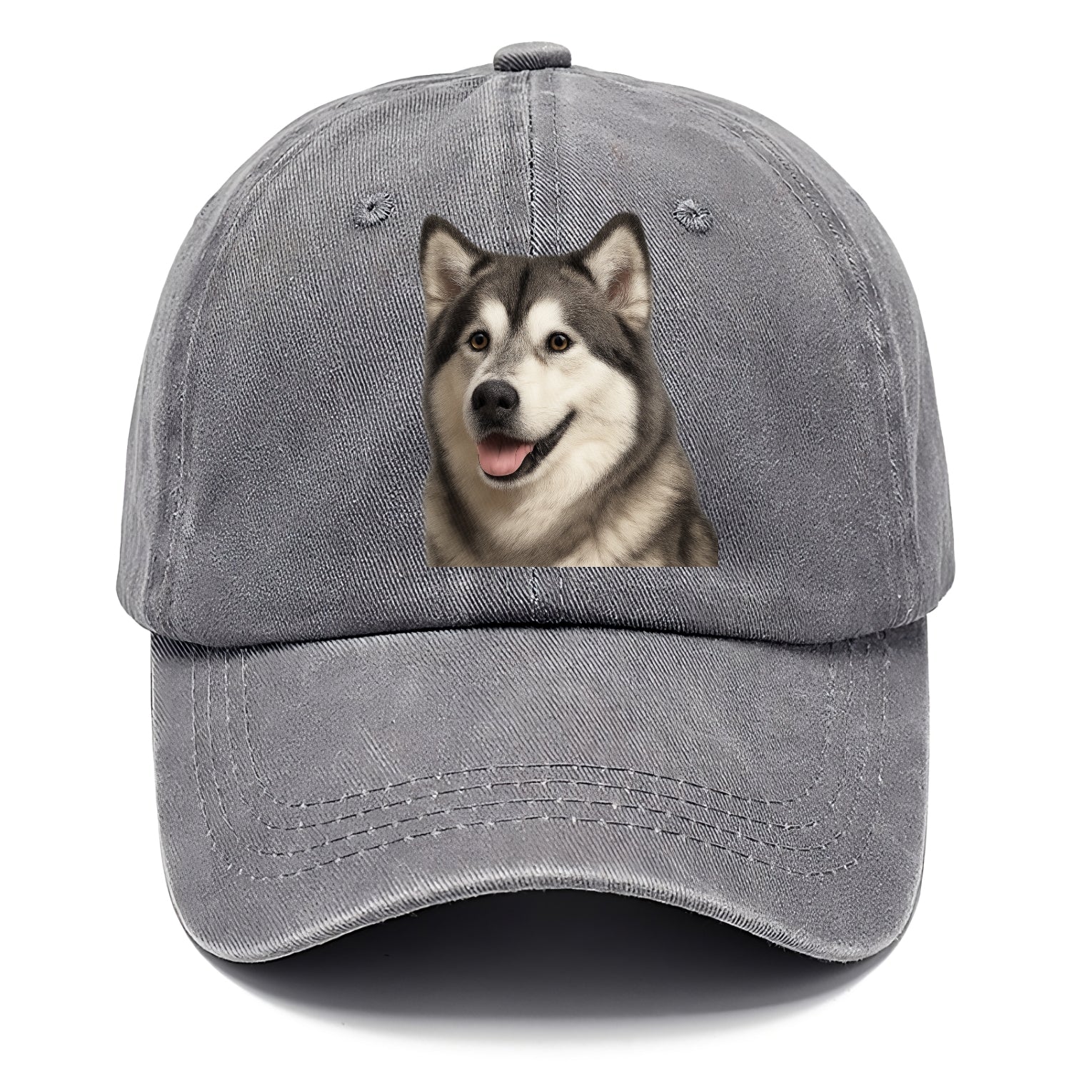 alaskan malamute portrait design Hat