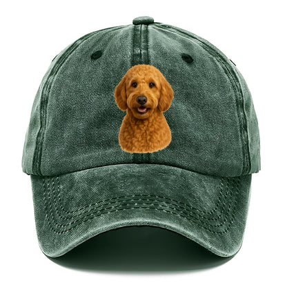 goldendoodle portrait design Hat