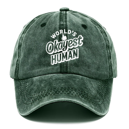 world's okayest human Hat