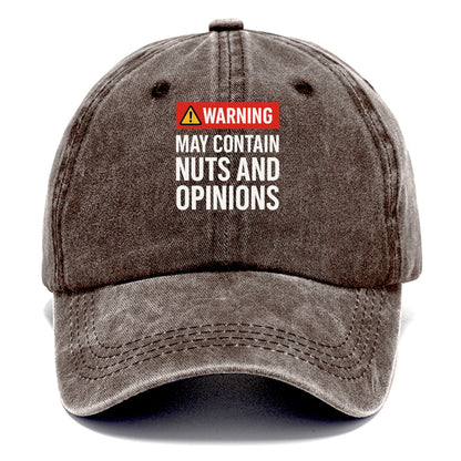 may contain nuts Hat
