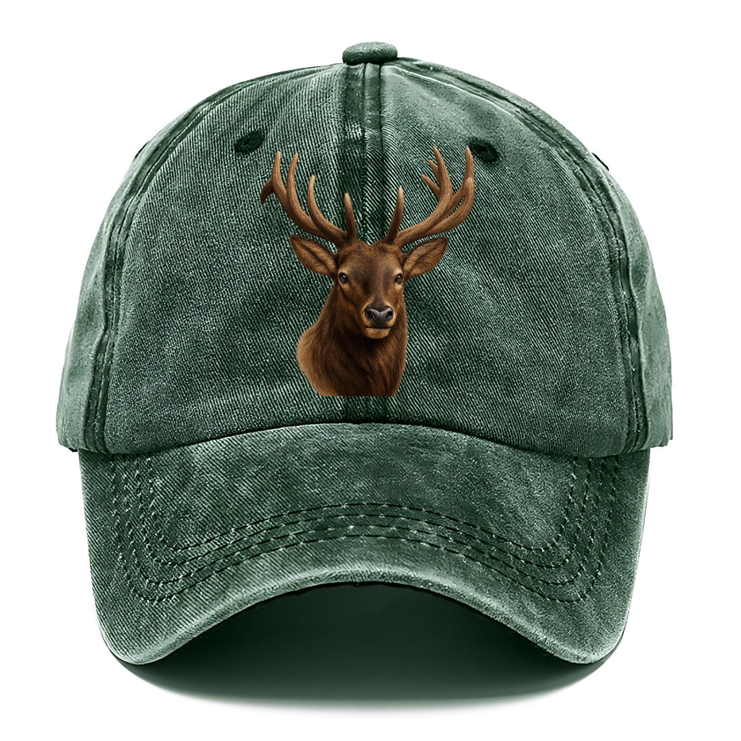 elk portrait design Hat