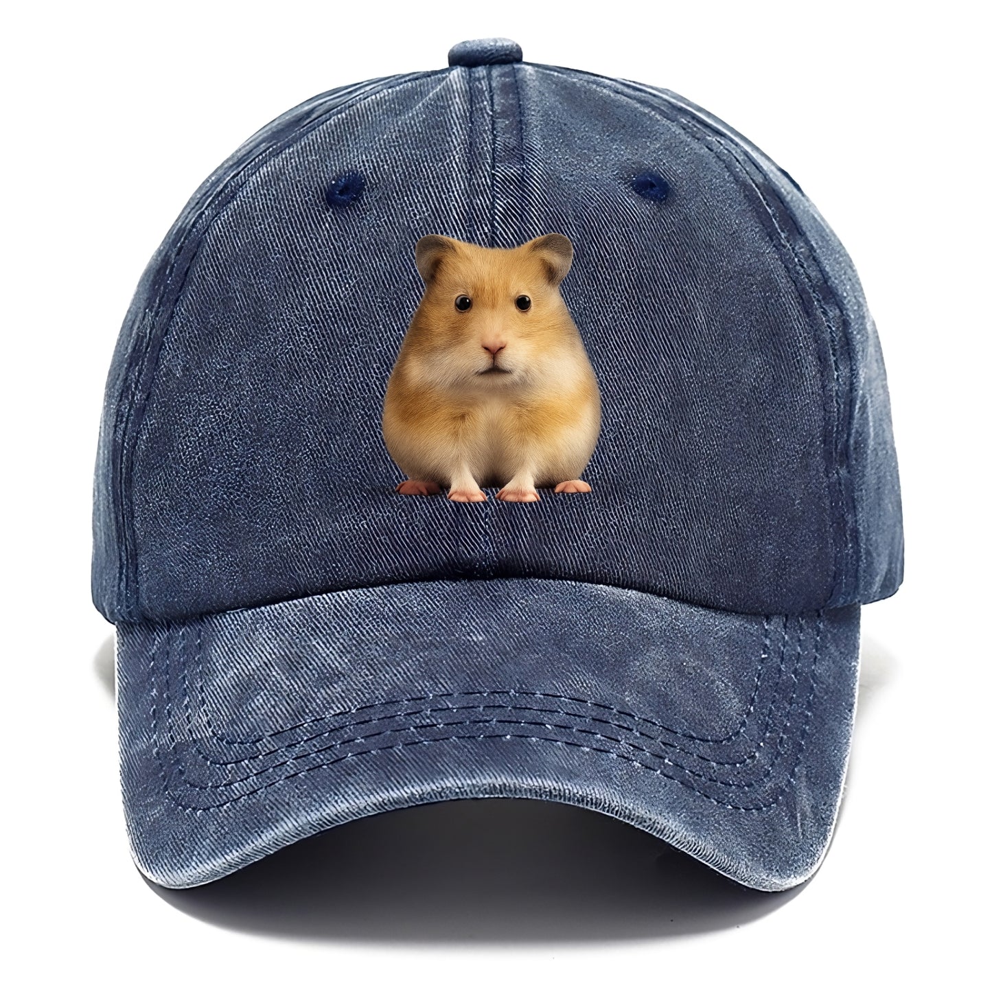 cute realistic hamster illustration portrait Hat