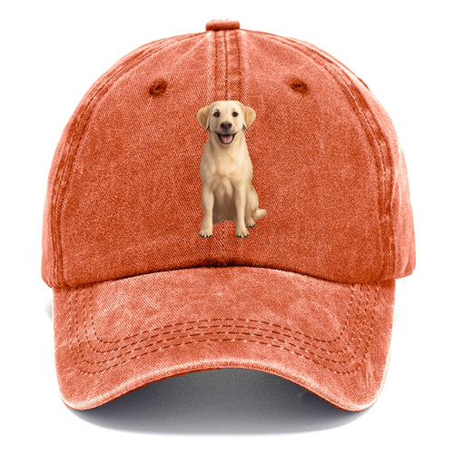 Golden Labrador Puppy Digital Art Classic Cap