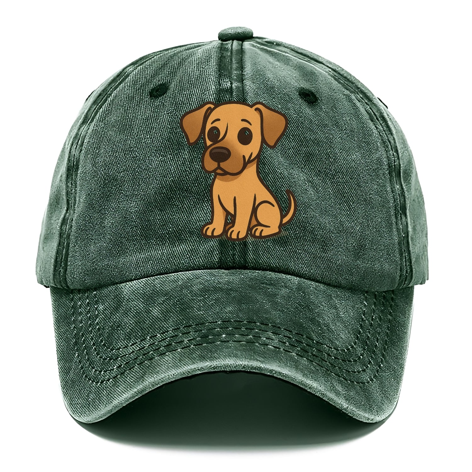 great dane fawn colored sitting pose with gentle expression portrait design Hat
