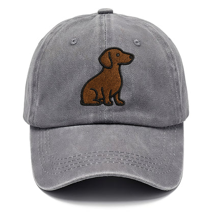 chocolate-brown-dachshund-loyal-charm Hat