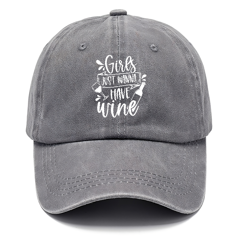 girls just wanna have wine Hat