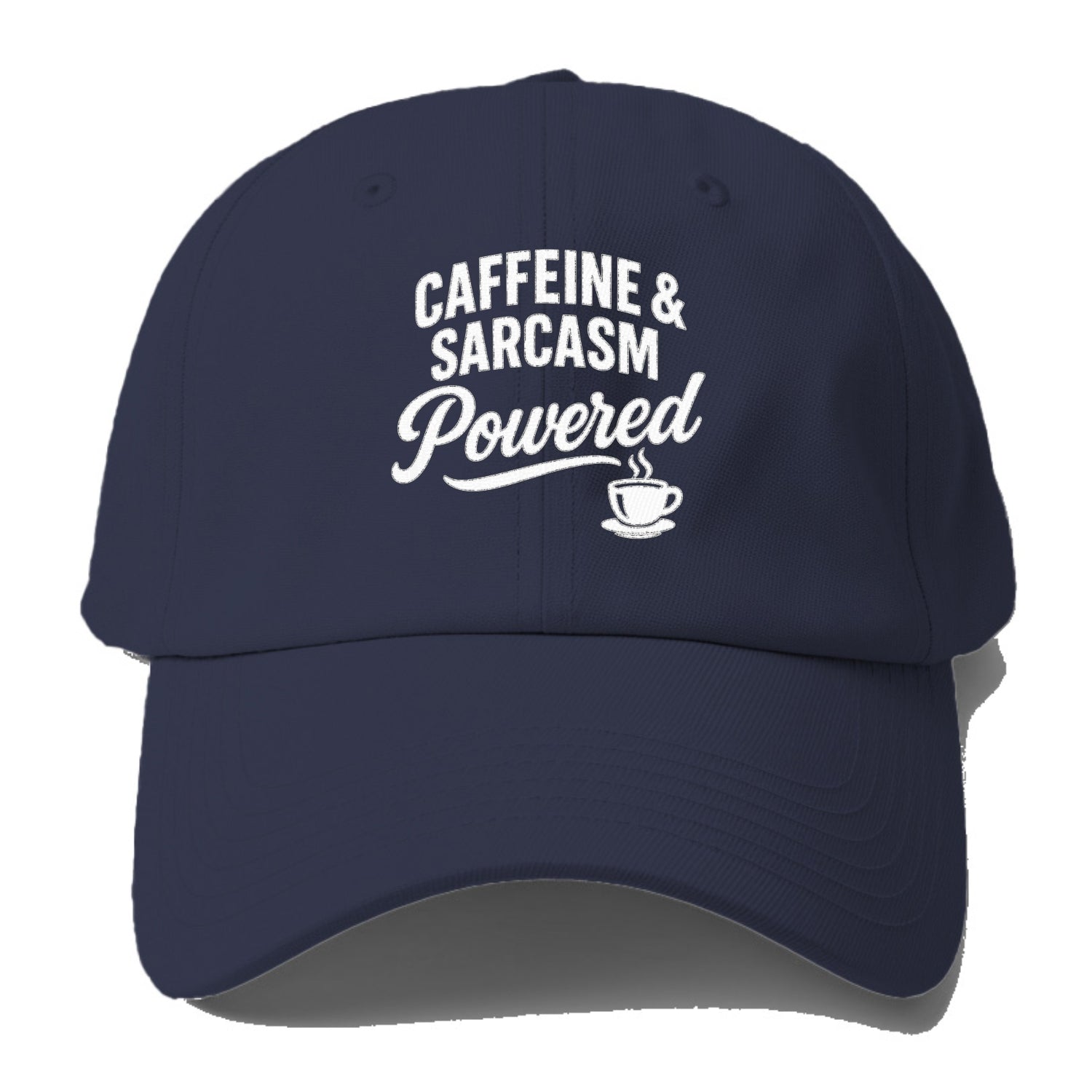 caffeine and sarcasm powered design Hat