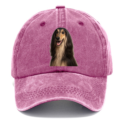 afghan hound portrait design Hat