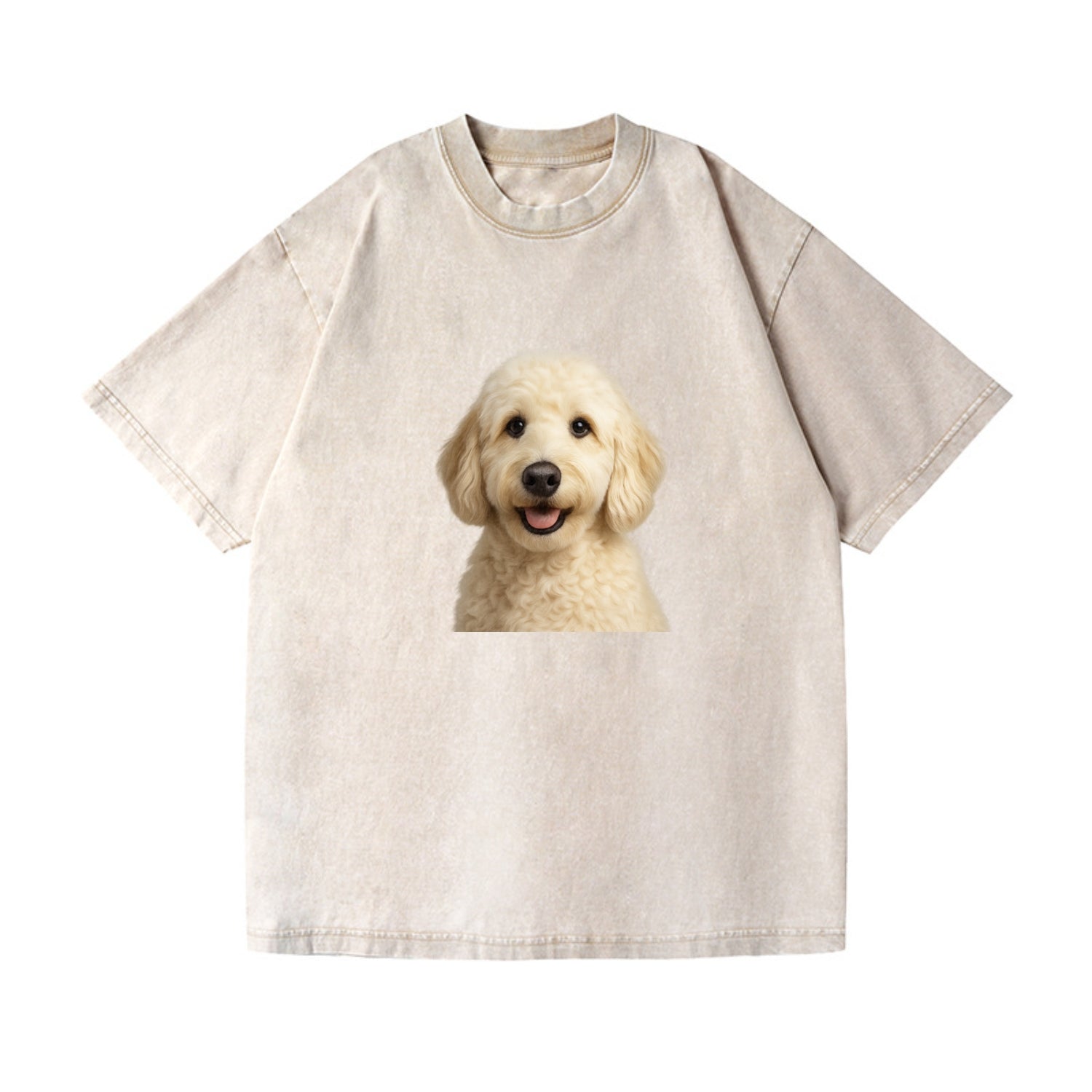 english cream doodle portrait design Hat