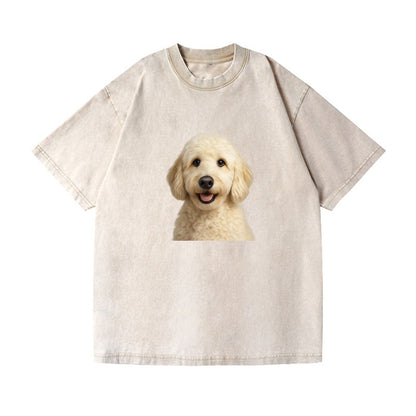 english cream doodle portrait design Hat