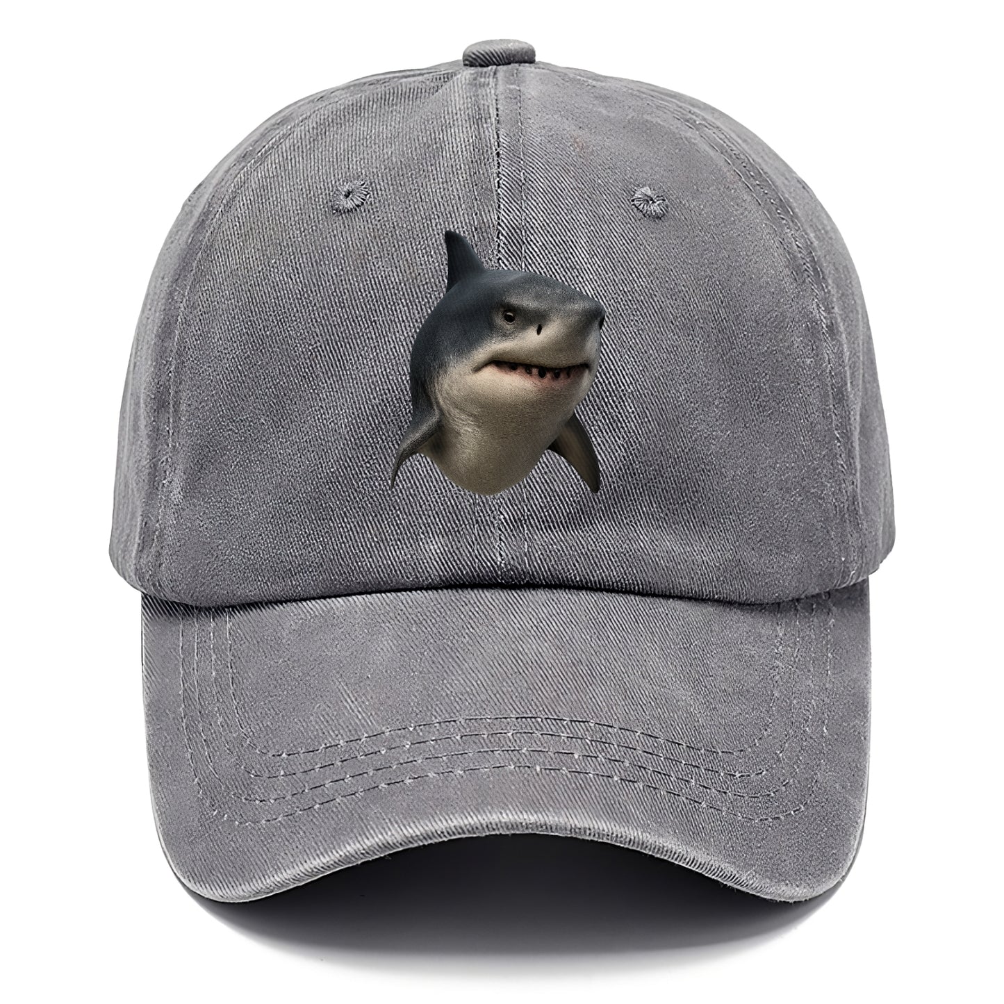 shark portrait design Hat