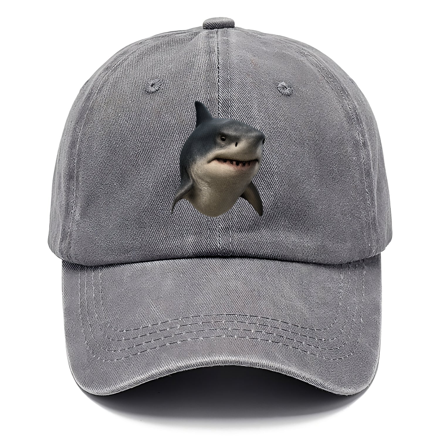 shark portrait design Hat