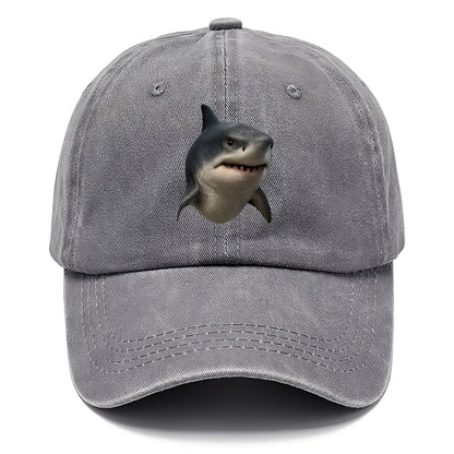 shark portrait design Hat