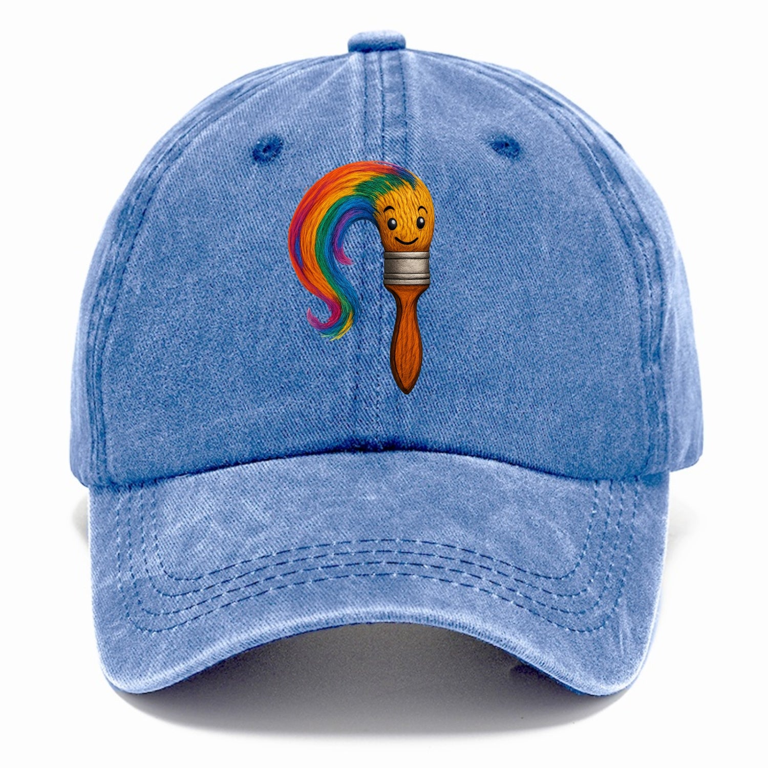 rainbow brushstrokes Hat