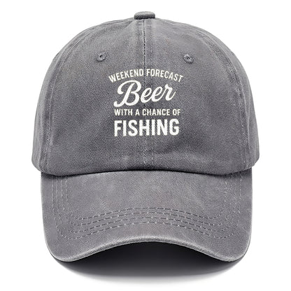 beer fishing weekend forecast design Hat