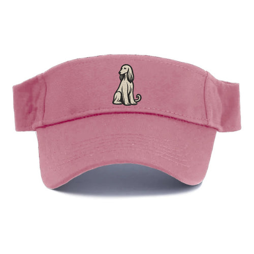 Afghan Hound Cream Colored Design Visor