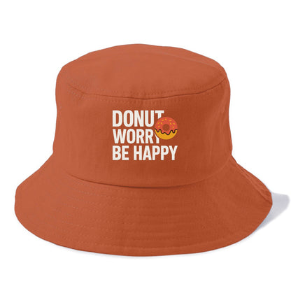 donut worry be happy Hat