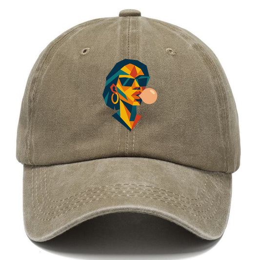 Woman Blowing Bubblegum Hat