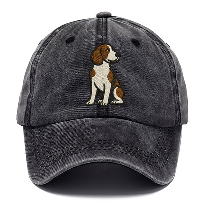 english-springer-spaniel-liver-white-loyal-companion Hat