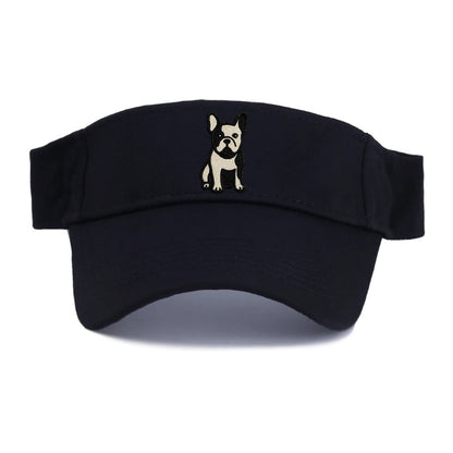 French Bulldog Black And White Tuxedo Pose Hat