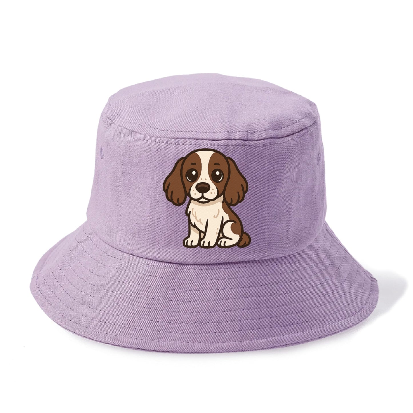 english springer spaniel liver and white sitting pose portrait design Hat