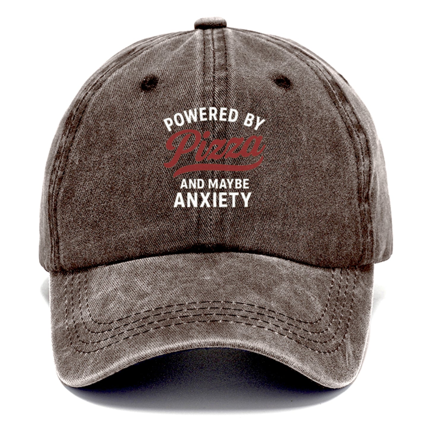 pizza powered anxious appetite Hat