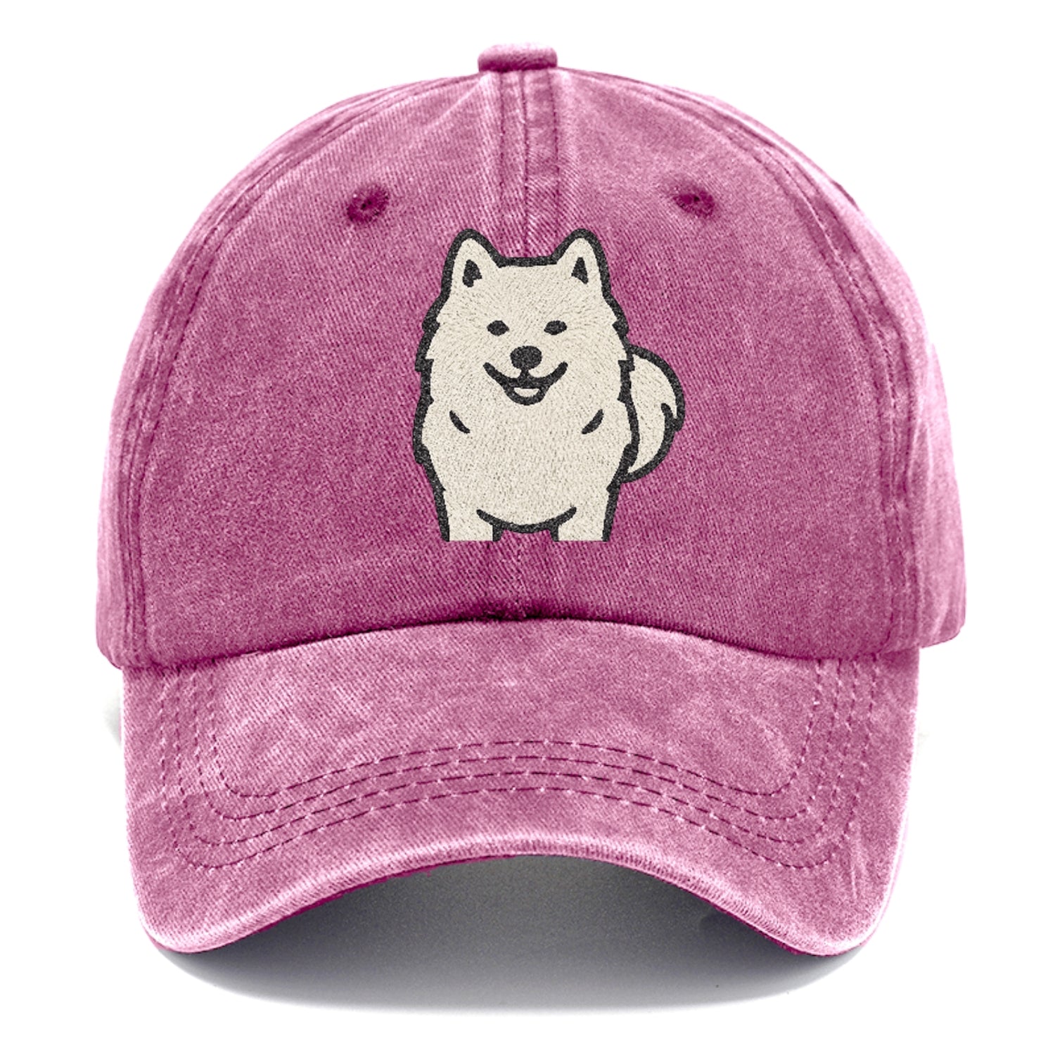 Samoyed White Fluffy Design Hat
