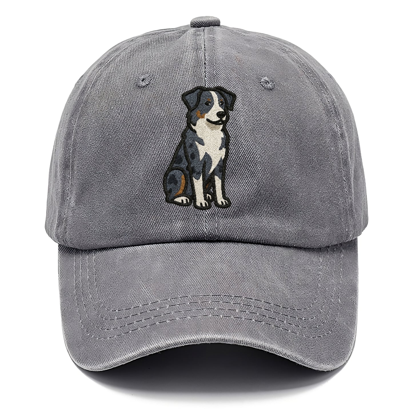 australian-shepherd-blue-merle-vibrant-spirit Hat
