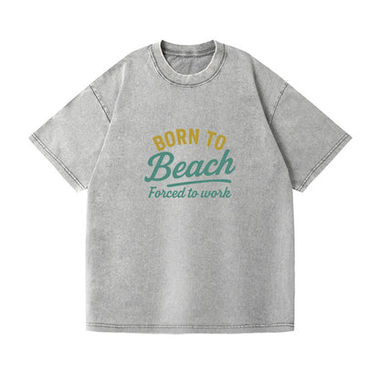 born to beach work Hat