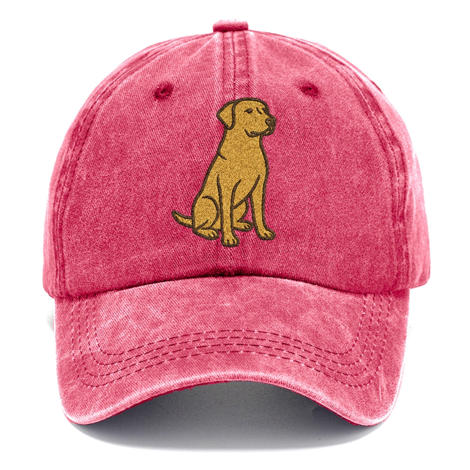 Labrador Retriever Yellow Lab Sitting Pose Hat