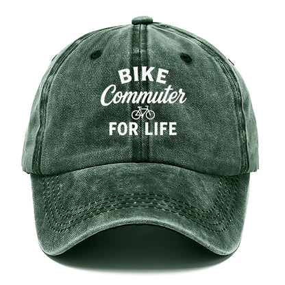 bike commuter for life emblem Hat