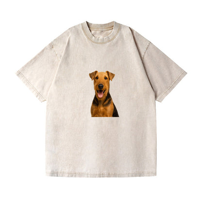 airedale terrier portrait design Hat