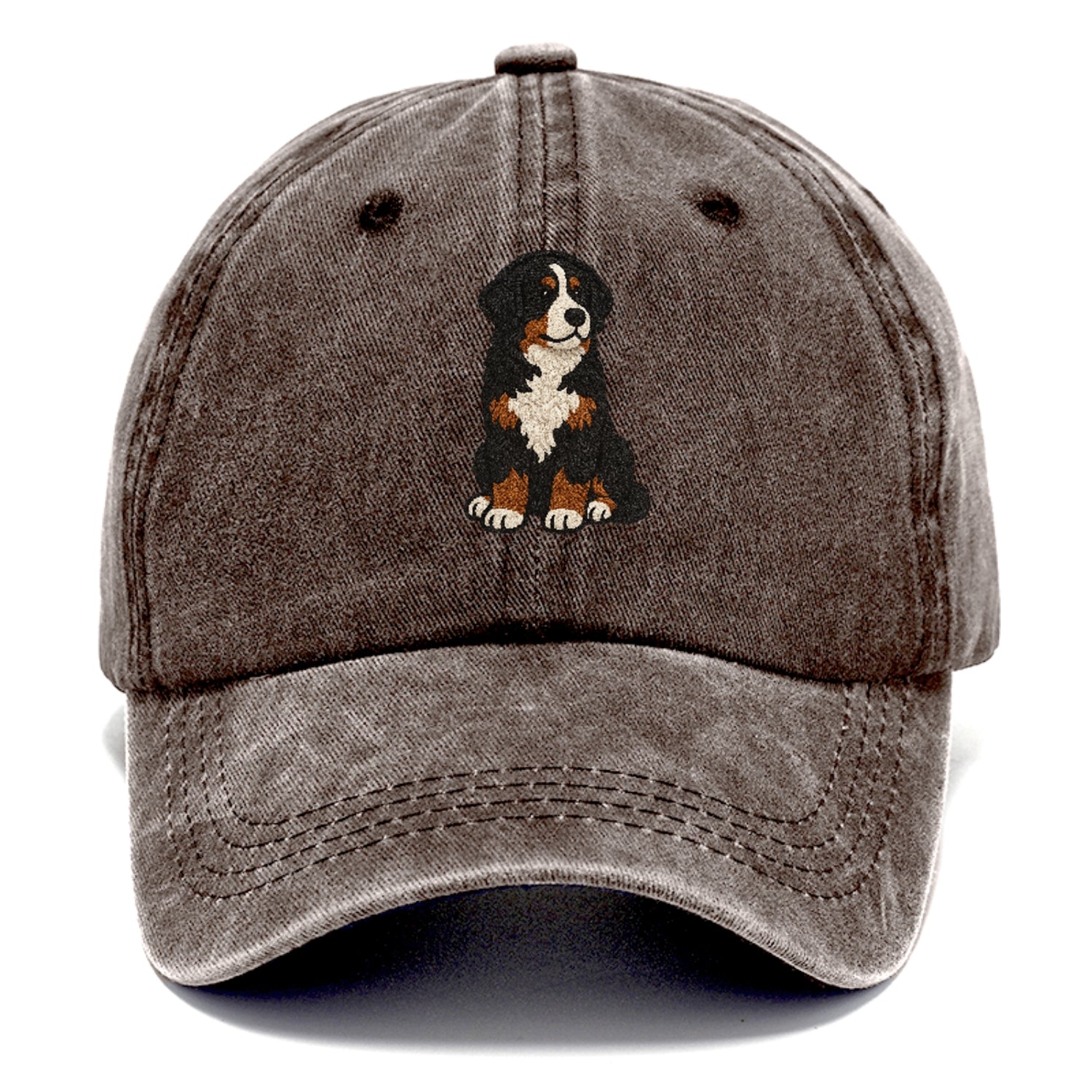 bernedoodle-tricolor-curly-playful-charm Hat